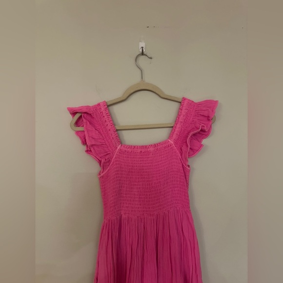 LoveShackFancy Athalia Mini Dress - Flirty Fuchsia - Size XS - Picture 16 of 16